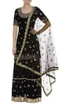 Buy_Vikram Phadnis_Black Embroidered Sharara Kurta Set_at_Aza_Fashions