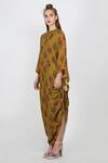 Buy_Nikasha_Green Round Printed Maxi Dress For Women_at_Aza_Fashions