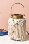 Shop_Manor House_Macrame Glass Jar Candle Holder_at_Aza_Fashions