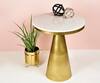 Buy_Manor House_Cone Shaped Stand Marble Top Accent Table_at_Aza_Fashions