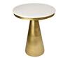 Shop_Manor House_Cone Shaped Stand Marble Top Accent Table_at_Aza_Fashions