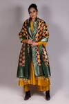 Buy_Mimamsaa_Multi Color Hand Painted Mooga Silk Dupatta_at_Aza_Fashions