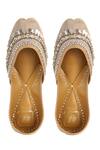 Buy House Of Vian Brown Embellished Juttis at Aza Fashions Buy_House Of Vian_Brown Embellished Juttis _at_Aza_Fashions