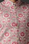 Buy_Minaki_Red Printed Bundi _Online_at_Aza_Fashions