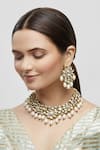 Buy_MINAKI_Gold Plated Kundan Choker Set_at_Aza_Fashions