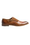 Buy_Dmodot_Brown Suede Hand Polished Monk Shoes_Online_at_Aza_Fashions