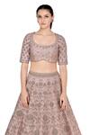 Mrunalini Rao Beige Raw , Pure Round Zardozi Bridal Lehenga Set at Aza Fashions Mrunalini Rao_Beige Raw , Pure Round Zardozi Bridal Lehenga Set_at_Aza_Fashions