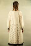 Shop_Ibai_White Handwoven Mulbery Silk Boat Tunic _Online_at_Aza_Fashions