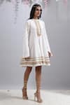 Shop_Maison Shefali_White Cotton Kalidar Tunic _Online_at_Aza_Fashions