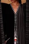 Masaba_Black Cotton Mayfly Print Cape And Culotte Set_at_Aza_Fashions