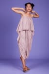 MATI_Pink Cotton Striped Popover Jumpsuit_Online_at_Aza_Fashions