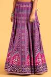Buy_Saundh_Purple Floral Print Lehenga Set_Online_at_Aza_Fashions