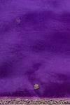 Shop_Weaver Story_Purple Organza Woven Zardozi Work Handloom Saree _Online_at_Aza_Fashions