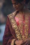 Buy_Heena Kochhar_Purple Velvet Embroidered Kurta Set_Online_at_Aza_Fashions