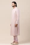 Tarun Tahiliani_Pink Georgette Chikankari Kurta Set _Online_at_Aza_Fashions