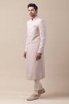 Buy_Tarun Tahiliani_White Bosky Embroidered Sherwani And Kurta Set_Online_at_Aza_Fashions