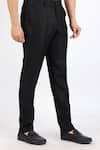 Shop_Linen Bloom_Black 100% Pure Linen Pant _Online_at_Aza_Fashions