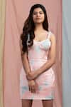 Buy_Nayantaara_Pink Bamberg Satin Sweetheart Neck Corset Dress _at_Aza_Fashions