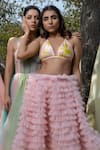 Buy_Nayantaara_Pink Swiss Net Tulle Skirt _Online_at_Aza_Fashions