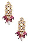 Shop_Anayah Jewellery_Kundan Multi-layered Bead Drop Necklace Jewellery Set_Online_at_Aza_Fashions