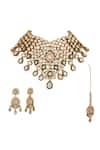 Buy_Anayah Jewellery_Kundan Choker Set_at_Aza_Fashions