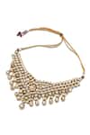 Shop_Anayah Jewellery_Kundan Choker Set_at_Aza_Fashions