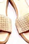 Buy_Foot Fuel_Gold Naseeb Embellished Flats _Online_at_Aza_Fashions