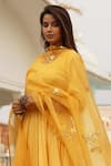 Gulabo Jaipur Yellow Cotton Mul Anarkali Set at Aza Fashions Gulabo Jaipur_Yellow Cotton Mul Anarkali Set_at_Aza_Fashions