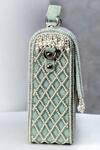 Eena Green Embellished Box Clutch Online at Aza Fashions Eena_Green Embellished Box Clutch _Online_at_Aza_Fashions