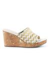 Vanilla Moon_White Woven Naya Zig Zag Wedges_Online_at_Aza_Fashions