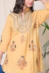 Nazar By Indu Yellow , Monga Embroidered Kurta Set Online at Aza Fashions Nazar By Indu_Yellow , Monga Embroidered Kurta Set _Online_at_Aza_Fashions