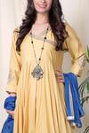 Nazar By Indu Yellow , Monga Embroidered Angrakha With Dupatta Online at Aza Fashions Nazar By Indu_Yellow , Monga Embroidered Angrakha With Dupatta _Online_at_Aza_Fashions