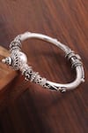 Noor_Silver Plated Oxidised Bangle_Online_at_Aza_Fashions