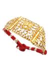 Buy_Noor_Gold Plated Diamonds Stone Studded Bracelet Single Pc_at_Aza_Fashions