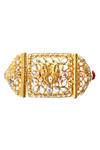 Shop_Noor_Gold Plated Diamonds Stone Studded Bracelet Single Pc_at_Aza_Fashions
