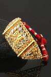 Noor_Gold Plated Diamonds Stone Studded Bracelet Single Pc_Online_at_Aza_Fashions