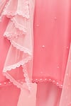 Shop_Nachiket Barve_Pink Kurta Floral Embroidered Anarkali Set_Online_at_Aza_Fashions