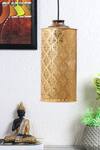 Shop_Nakshikathaa - Homeware_Gandhar Ambient Hanging Lamp_at_Aza_Fashions