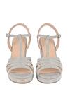Shop_Vanilla Moon_Silver Strappy Wedges_at_Aza_Fashions