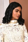 Shop_NUHH_White Cotton Lace Embroidered Floral Round Kurta Set  _Online_at_Aza_Fashions