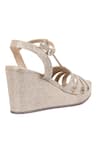 Buy_Vanilla Moon_Gold Nicole Metallic Wedges_Online_at_Aza_Fashions