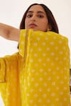 Shop_Nikasha_Yellow Viscose Crepe Printed Tunic And Dhoti Pant Set_Online_at_Aza_Fashions