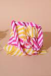 Buy_Nikasha_Pink Tassels Tiered Potli Bag _at_Aza_Fashions