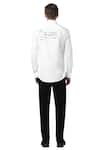 Shop_Noonoo_White 100% Giza Cotton Embroidered Shirt _at_Aza_Fashions