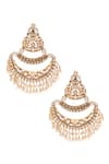 Shop_Anita Dongre_Gold Plated Crystal Kajri Earrings_at_Aza_Fashions