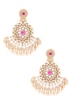 Shop_Anita Dongre_Gold Plated Crystal Kanchi Earrings_at_Aza_Fashions