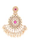 Anita Dongre_Gold Plated Crystal Kanchi Earrings_Online_at_Aza_Fashions