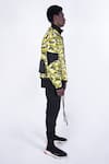 NoughtOne_Multi Color Polyester Oversize Mesh Jacket  _Online_at_Aza_Fashions