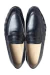 Shop_Dmodot_Black Penny Loafer Shoes _at_Aza_Fashions