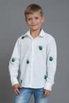 Shop_Noonoo_White Embroidery Shirt _Online_at_Aza_Fashions